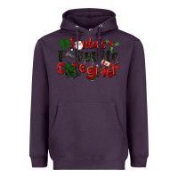 Plum Santa's Favorite Caregiver Christmas Heavyweight Hoodie - LillyAllenDesigns