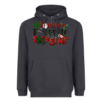 Smoke Santa's Favorite Caregiver Christmas Heavyweight Hoodie - LillyAllenDesigns