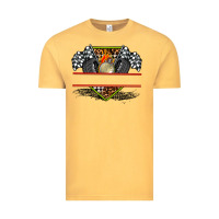 Vintage Mustard race flag and race equipment Vintage Tee - AdoDesignShop