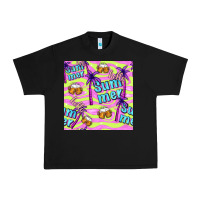 Black hello summer and beer seamless pattern Urban Heavy Tee - BundleAndBundleShop