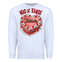 White 100 that bitch Premium Sweatshirt - Artiststas