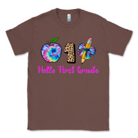 Chestnut hello first grade tie dye 3200x2400 Classic Tee - AdoDesignShop