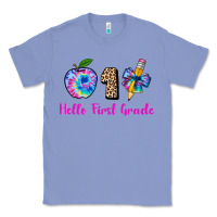 Colony Blue hello first grade tie dye 3200x2400 Classic Tee - AdoDesignShop