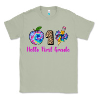 Matcha hello first grade tie dye 3200x2400 Classic Tee - AdoDesignShop