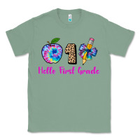 Sage hello first grade tie dye 3200x2400 Classic Tee - AdoDesignShop