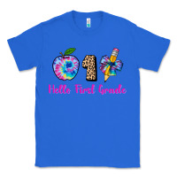 True Royal hello first grade tie dye 3200x2400 Classic Tee - AdoDesignShop