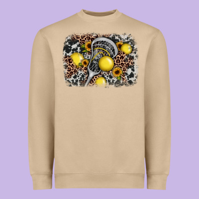 Lacrosse Background Heavyweight Sweatshirt Designed By Jahusdesignshop