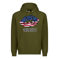 Army Green American lip Premium Hoodie - Bettercallsaul