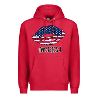 Cardinal American lip Premium Hoodie - Bettercallsaul