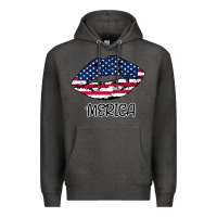 Charcoal Heather American lip Premium Hoodie - Bettercallsaul