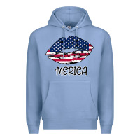 Colony Blue American lip Premium Hoodie - Bettercallsaul