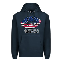 Navy American lip Premium Hoodie - Bettercallsaul