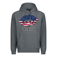 Rock American lip Premium Hoodie - Bettercallsaul
