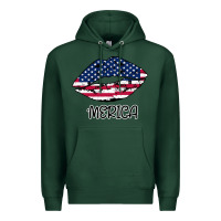 Sports Green American lip Premium Hoodie - Bettercallsaul