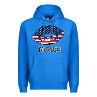 True Royal American lip Premium Hoodie - Bettercallsaul