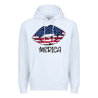 White American lip Premium Hoodie - Bettercallsaul