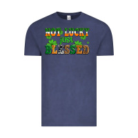Vintage Denim not lucky just blessed Vintage Tee - AdoDesignShop