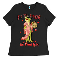 Black im too much go find less boujee frog funny Ladies Tee - JahusDesignShop