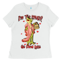 White im too much go find less boujee frog funny Ladies Tee - JahusDesignShop