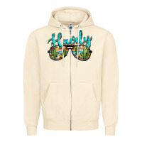 Sandshell western howdy police sunglasses Zipper Hoodie - NancyCooperArtShop