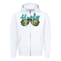 White western howdy police sunglasses Zipper Hoodie - NancyCooperArtShop