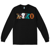 Black xoxo valentines day baby cow Long Sleeve Tee - Jasminsmagicworld