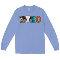 Colony Blue xoxo valentines day baby cow Long Sleeve Tee - Jasminsmagicworld