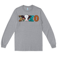 Heather Grey xoxo valentines day baby cow Long Sleeve Tee - Jasminsmagicworld