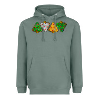 Sage christmas tree cookies Heavyweight Hoodie - LillyAllenDesigns