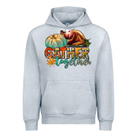 Heather Grey gather together Urban Hoodie - CowGirlArtShop