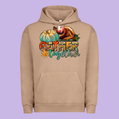 Gather Together Urban Hoodie Designed By Cowgirlartshop