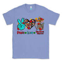 Colony Blue peace love dia de los muertos Classic Tee - AdoDesignShop