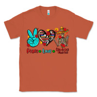 Copper peace love dia de los muertos Classic Tee - AdoDesignShop