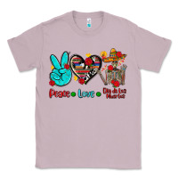 Lilac peace love dia de los muertos Classic Tee - AdoDesignShop