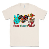 Natural peace love dia de los muertos Classic Tee - AdoDesignShop