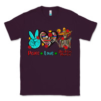 Plum peace love dia de los muertos Classic Tee - AdoDesignShop