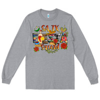 Heather Grey fiesta squad Long Sleeve Tee - JahusDesignShop