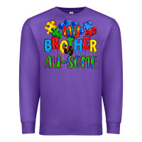 Purple my brother is au some a Premium Sweatshirt - Artiststas
