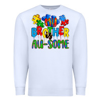 White my brother is au some a Premium Sweatshirt - Artiststas