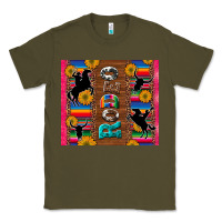 Army Green rodeo serape leopard glitter Classic Tee - Artiststas