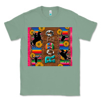 Sage rodeo serape leopard glitter Classic Tee - Artiststas