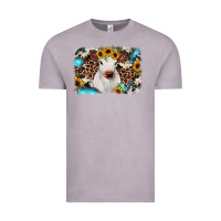 Vintage Zinc cowhide leopard calf Vintage Tee - JahusDesignShop