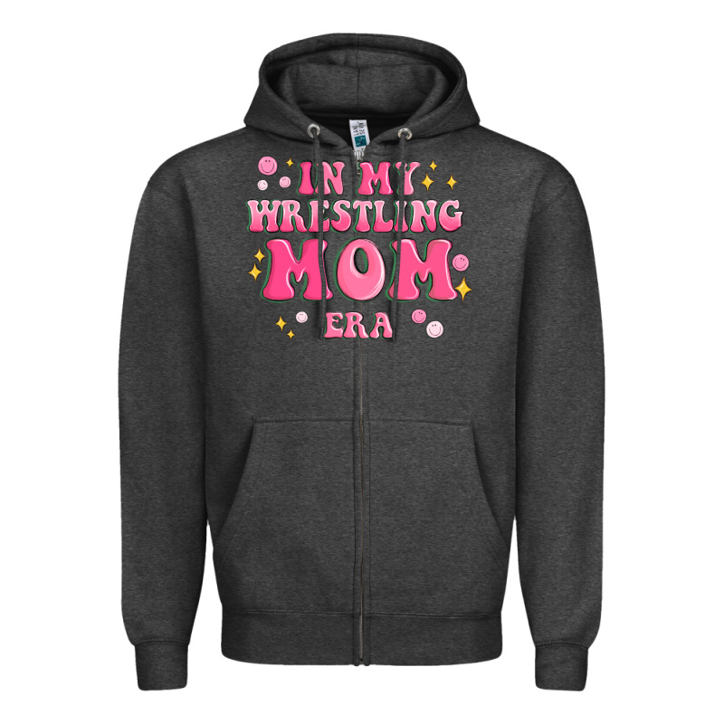 In My Wrestling Mom Era Zipper Hoodie by MaliasSmallBusiness | Teevron