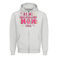 Dove Grey in my wrestling mom era Zipper Hoodie - MaliasSmallBusiness
