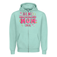 Seafoam in my wrestling mom era Zipper Hoodie - MaliasSmallBusiness