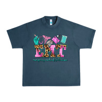 Midnight Navy emt emergency medical technician Urban Heavy Tee - AdoDesignShop