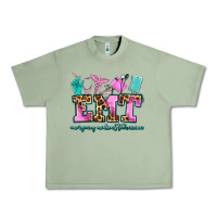 Oil Green emt emergency medical technician Urban Heavy Tee - AdoDesignShop