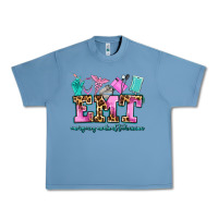 Pebble Blue emt emergency medical technician Urban Heavy Tee - AdoDesignShop