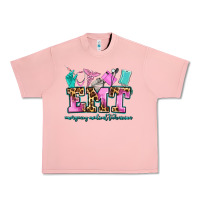 Salmon emt emergency medical technician Urban Heavy Tee - AdoDesignShop