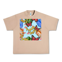 Burro summer and leaf seamless pattern Urban Heavy Tee - BundleAndBundleShop